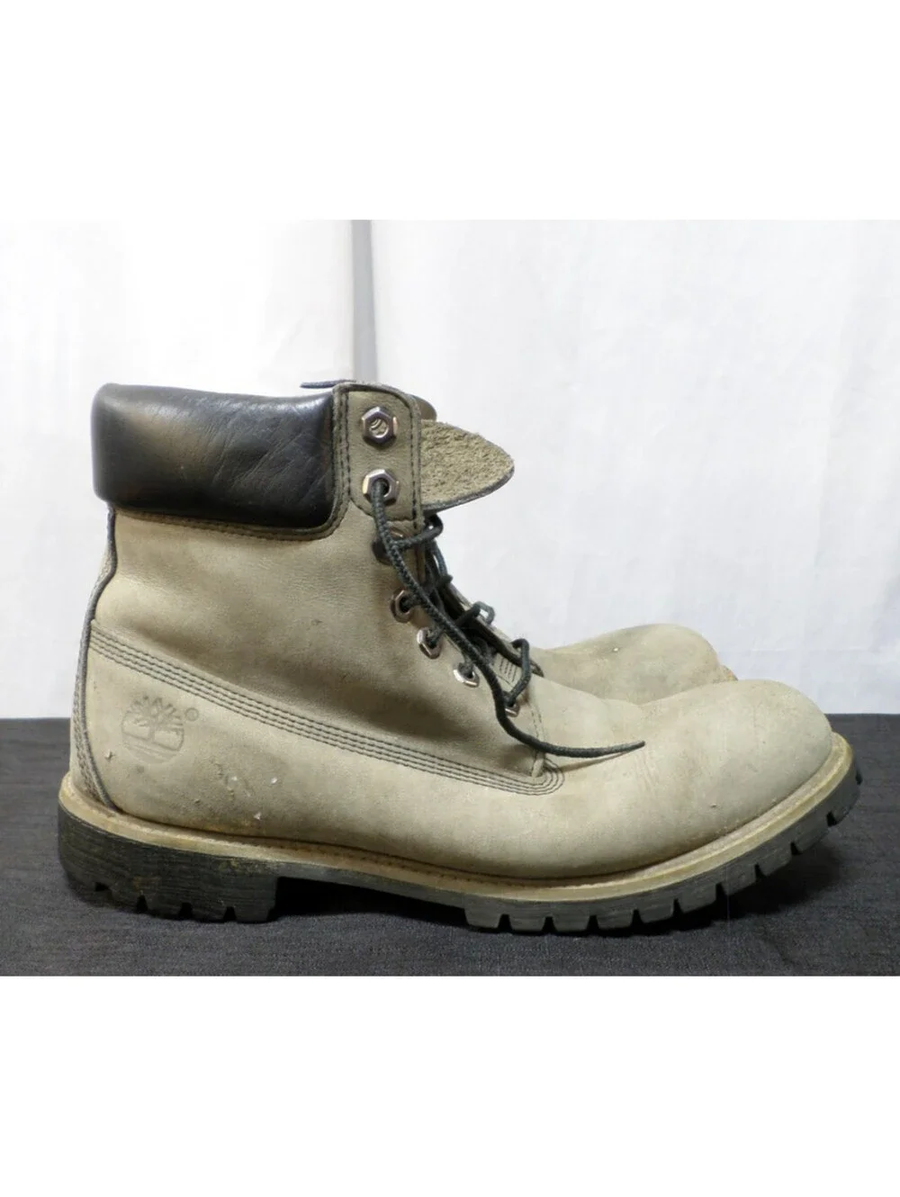 EUC TIMBERLAND 6609A 3098 LACE UP HIKING BOOTS GRAY/GREENISH BOOTS MENS 10.5M